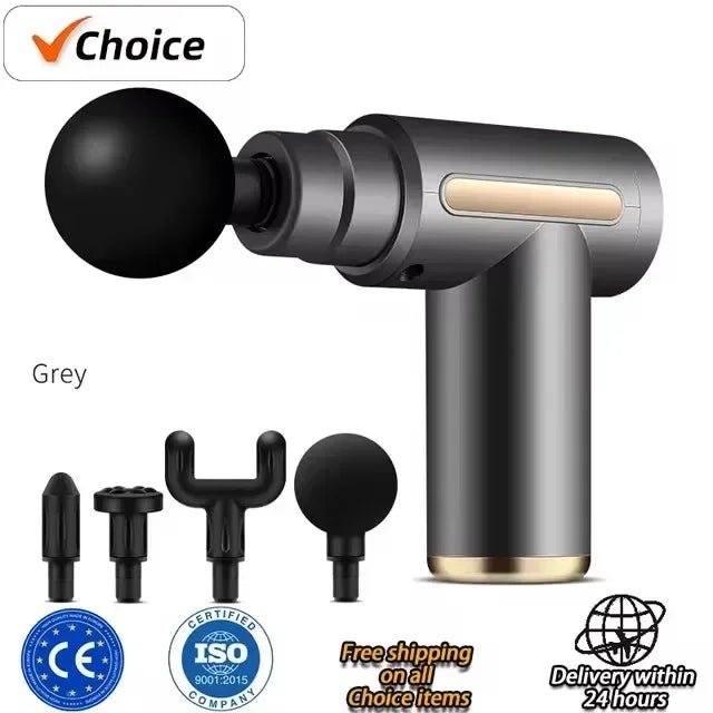 USB Mini Massage Gun – Portable Vibrating Fascia Massager