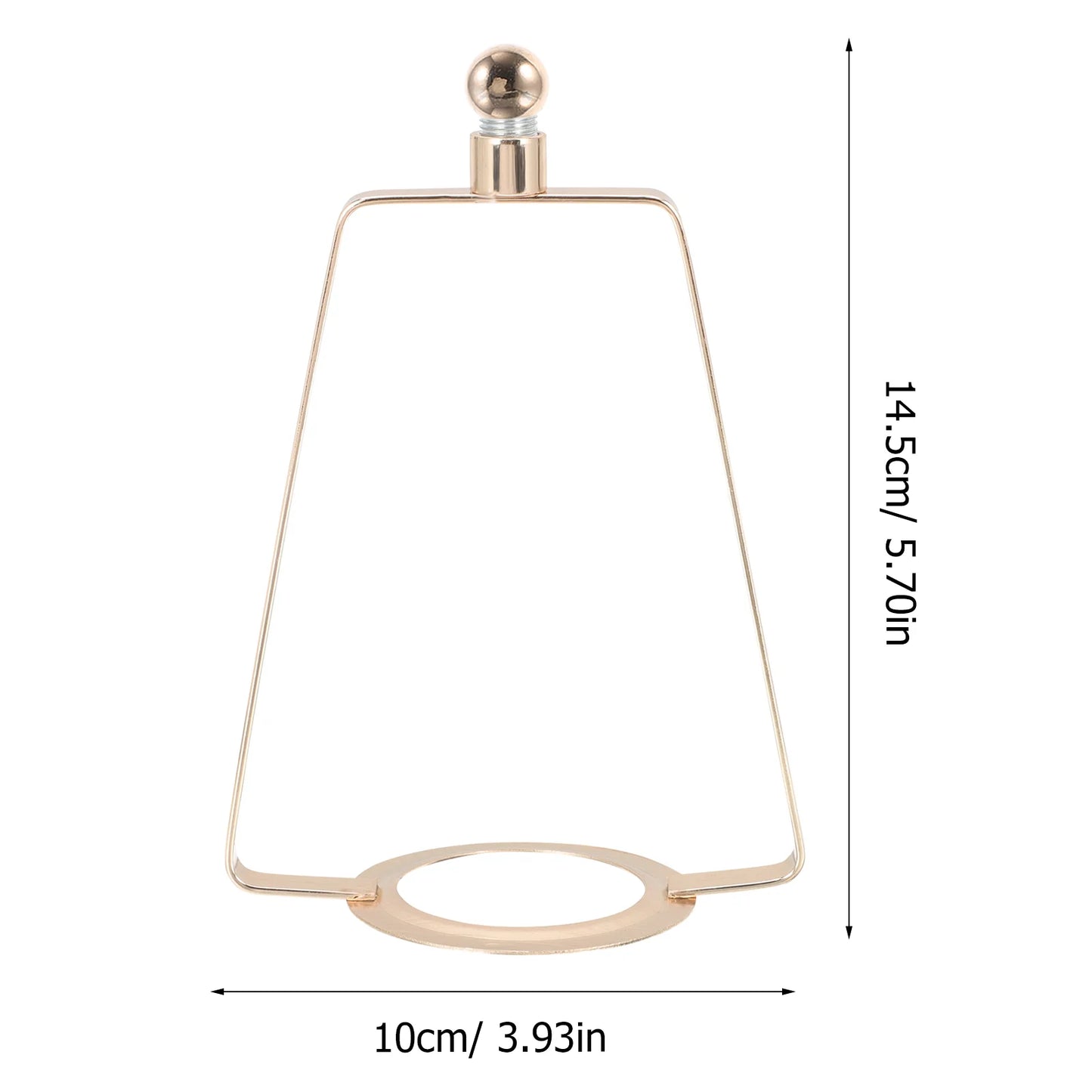 Golden Lamp Harp Lampshade Bracket Lighting Accessories Lamp Shade Frame Diy Metal Repair Kit Table Lamp Parts Harp For Lamp