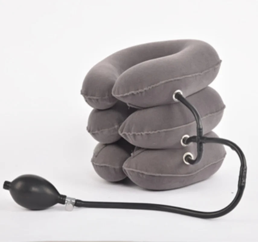 Neck Stretcher Inflatable Air Neck Traction Apparatus Device Soft Neck Cervical Collar Pillow