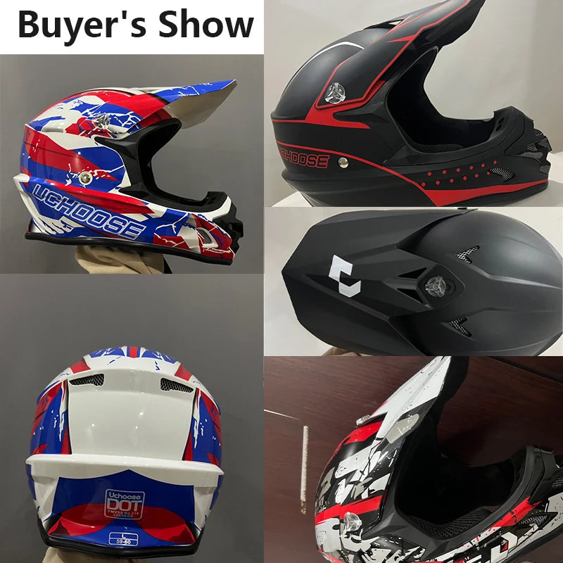 Motorcycle Helmet Professional Motocross Off Road Helm Children Off-road Casque Capacete De Motocicleta