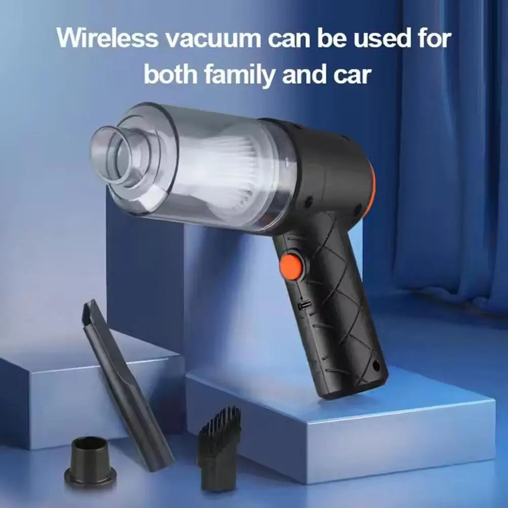 Portable Handheld Car Vacuum Cleaner Wireless with High-Power Suction & Blower