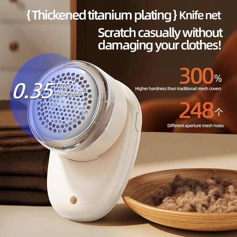 Electric Lint Remover USB Rechargable Cloth Fabric Shaver Fluff Pellet Remove Machine for Clothes Sweater Hairball Trimmer