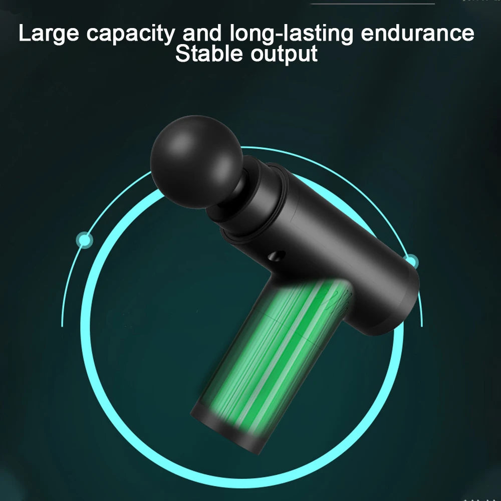 Mini Massage Gun – Portable Muscle Massager with Adjustable Levels