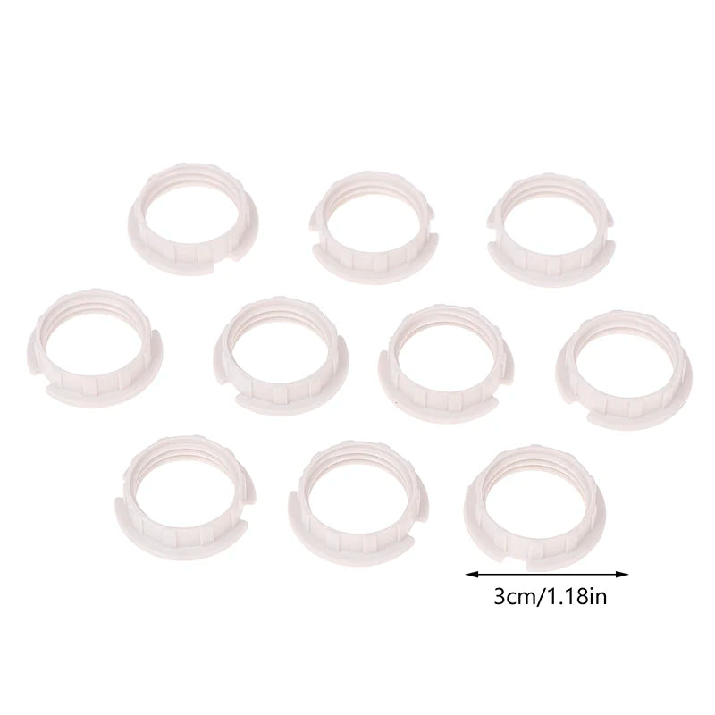 10pcs Metal Lamp Shade Ring G9 Lamp Shade Reduction Ring G9 Lamp Holder Ring, M20 Lamp Shade Bracket Adapter Ring
