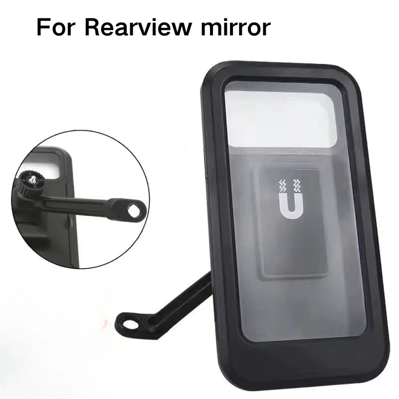 Waterproof Magnetic Mobile Phone Holder for Motorcycle & Bike 360° Swivel Adjustable