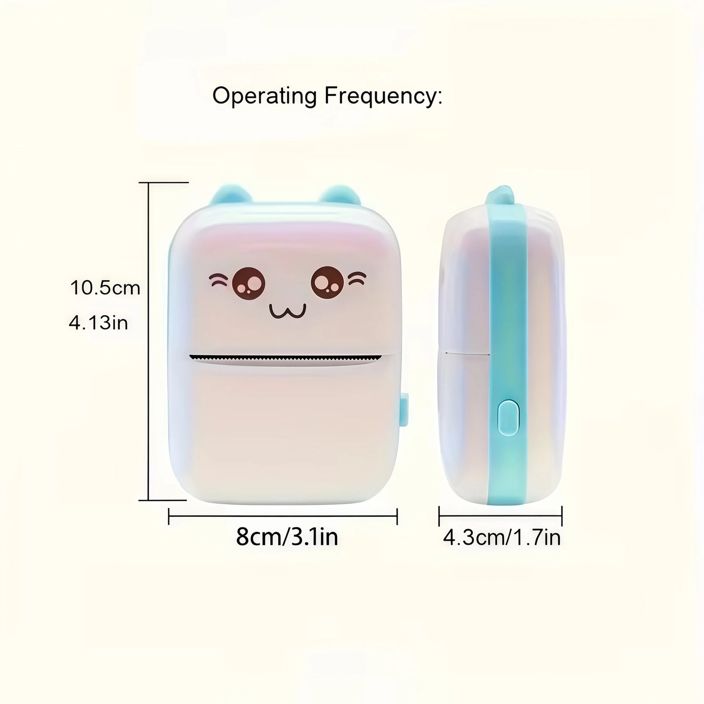 [Portable Mini Printer Set] Multifunctional Portable Mini Printer Set, Optional with Thermal Paper, Self-Adhesive Stickers