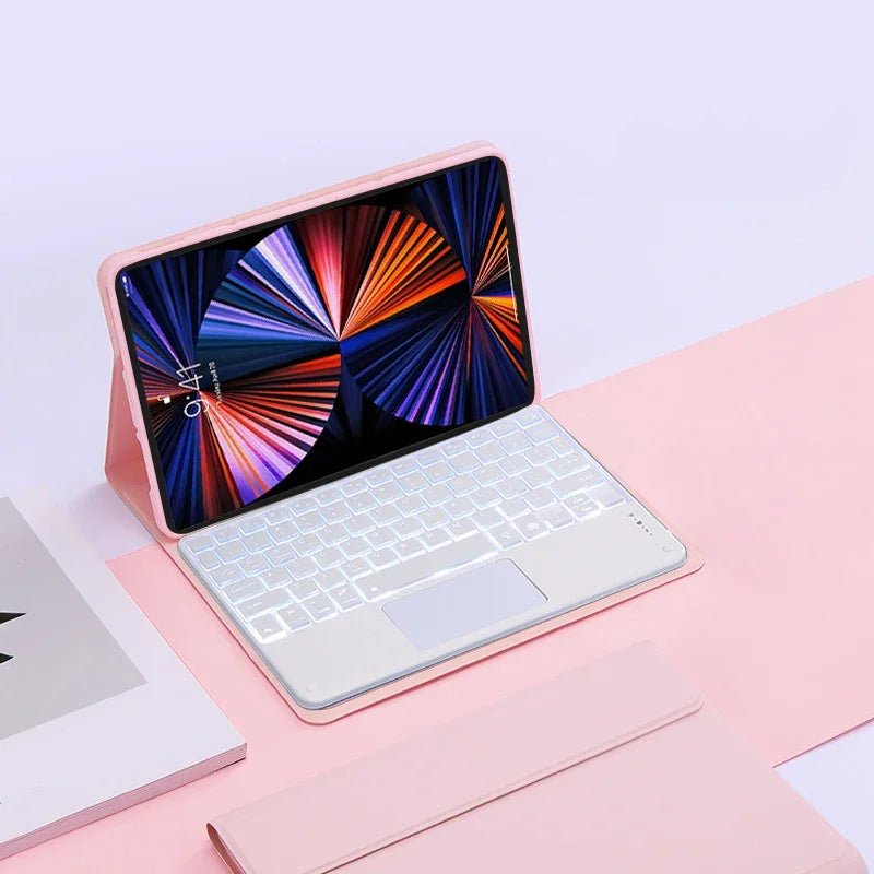 For Lenovo Xiaoxin Pad Pro 2025 Keyboard Case Trackpad Backlit Magnetic Keyboard Cover For Xiaoxin Pad Pro 12.7 2025 Funda