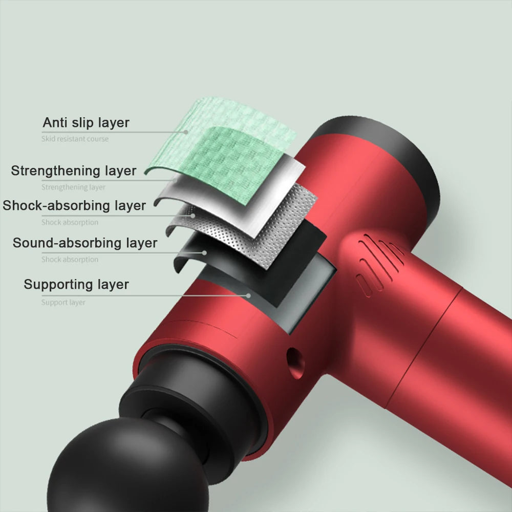 Mini Massage Gun – Portable Muscle Massager with Adjustable Levels