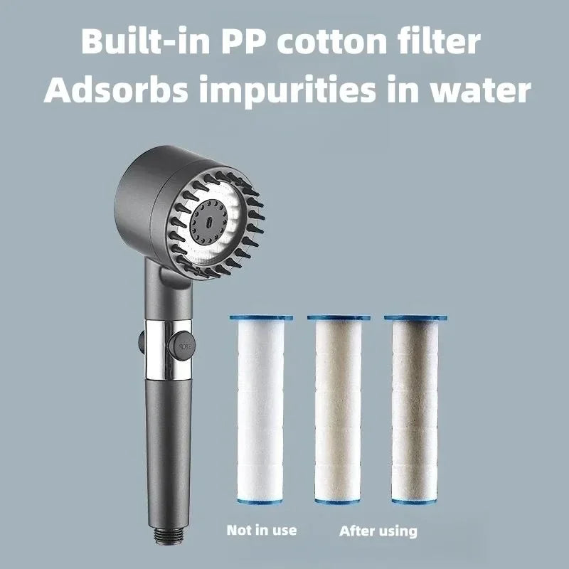 Shower Head High Pressure Head Rainfall High Preassure Water  Saving Bathroom Accessary Pressurized Nozzle Universal Adaptation