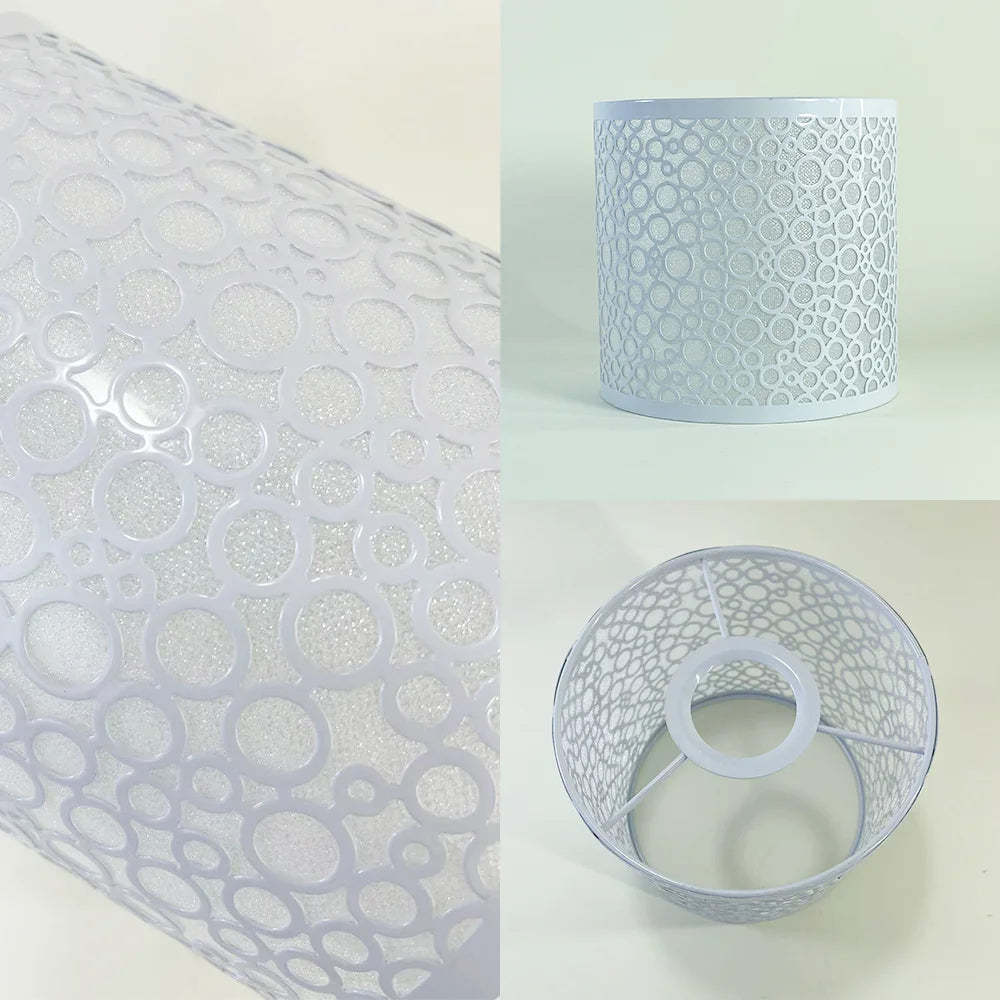 Metal Lamp Shade Classical Elegant Hollow Carving Lampshade For Chandelier Wall Lamp Table Lighting Suitable for E27 Lamp Holder