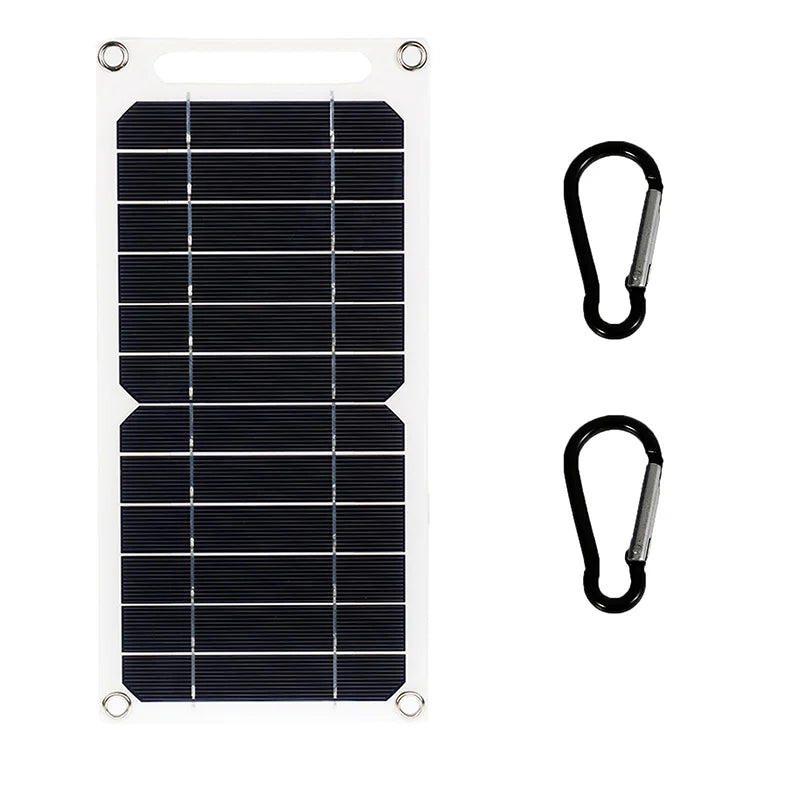 30W Solar Panel with USB – Waterproof Portable Charger for Hiking & Camping (6.8V)