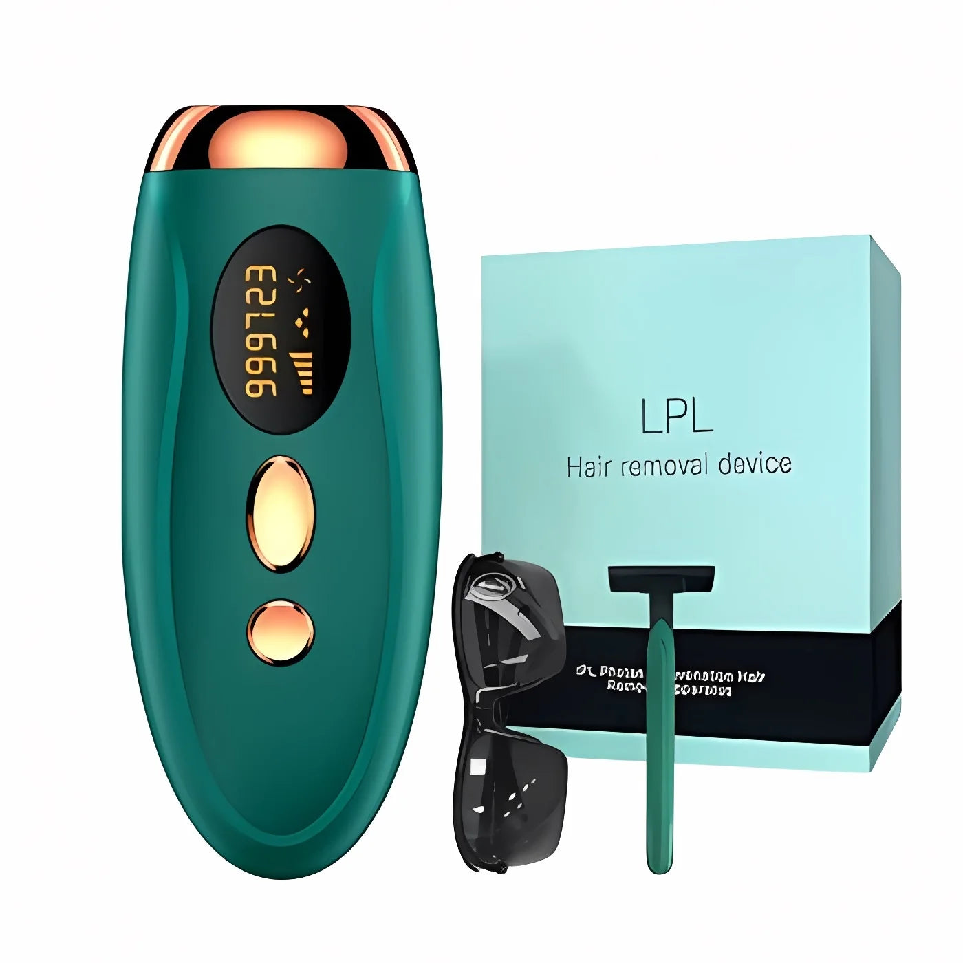 IPL Laser Hair Removal Device 990,000 Flashes Painless Permanent Hair Remover for Women