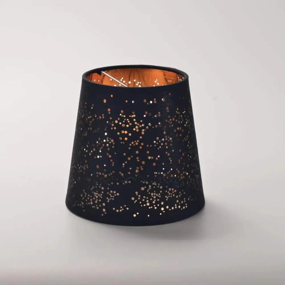 Reusable Cloth Lamp Shade Hollow-Out Ambience Protective Clip Bulb-Lampshade Light Fittings Internal Golden Lampshades Home