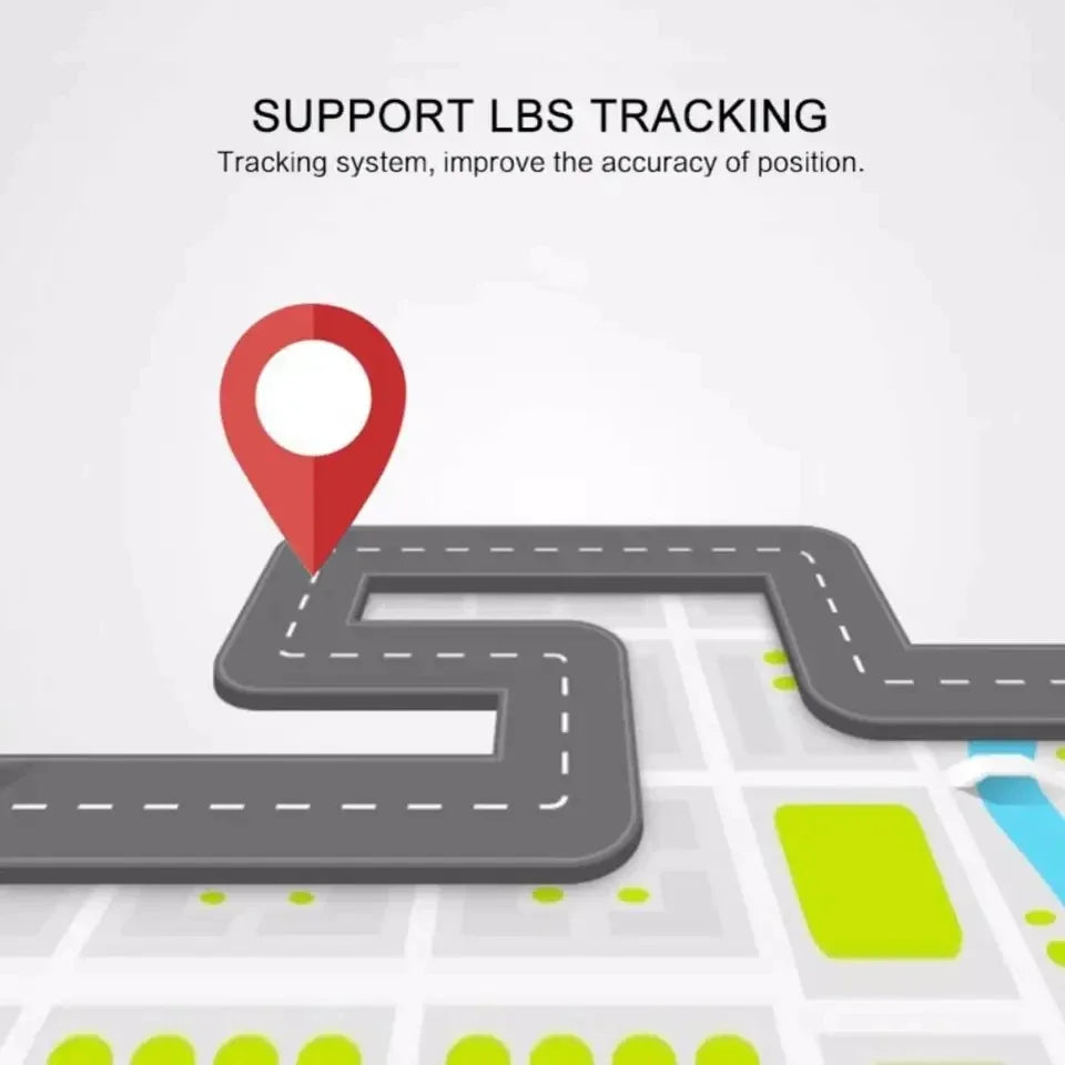 Magnetic GPS Tracker – Mini Anti-Theft Vehicle Locator with Alarm