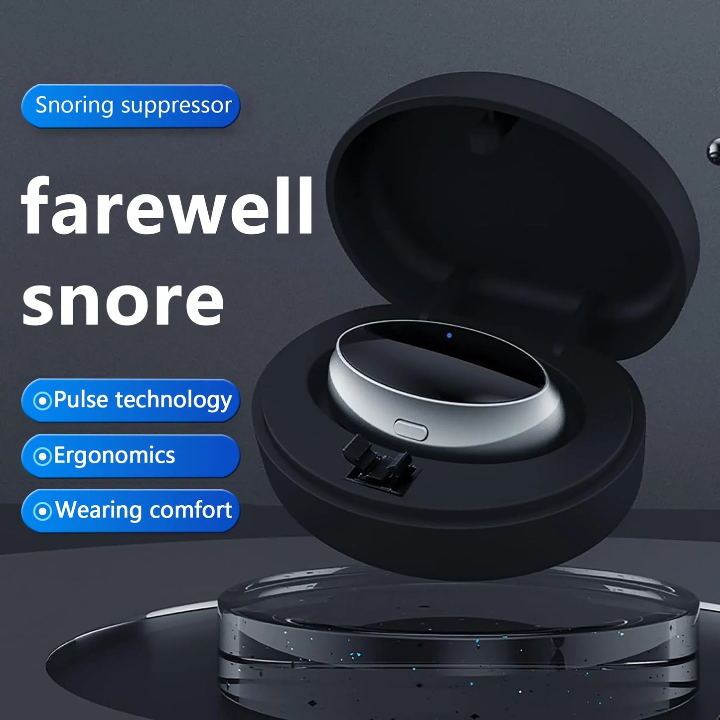 Anti Snoring Devices Electric, ElectricAnti Snoring Bean, Snoring SleepDevice, Easy to use Portable ThreeSpeed Adjustment, Suita