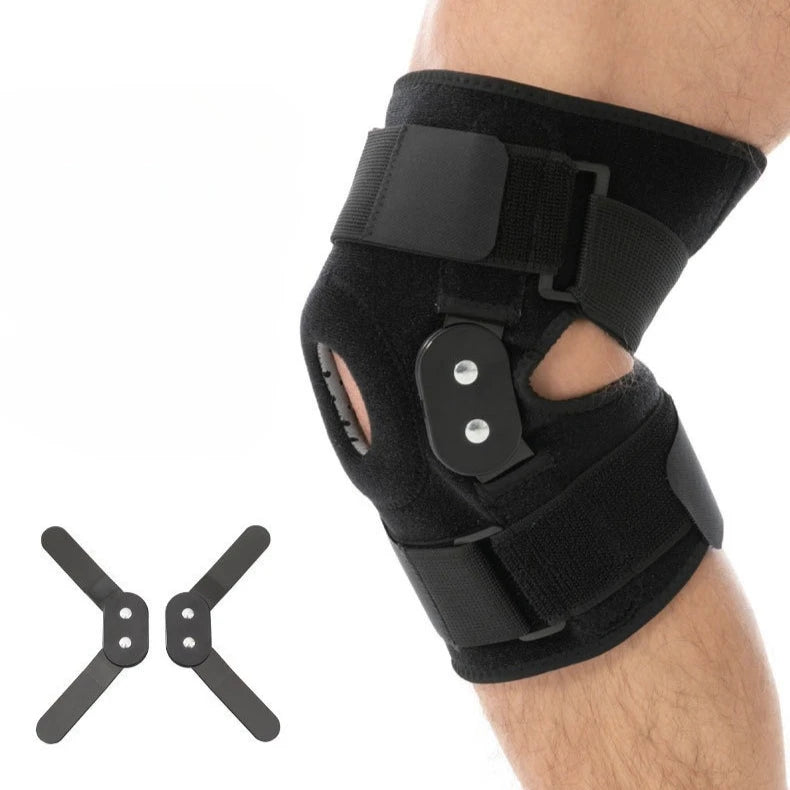 Hinged Knee Brace – Adjustable Patella Support for Pain Relief & Injury Protection