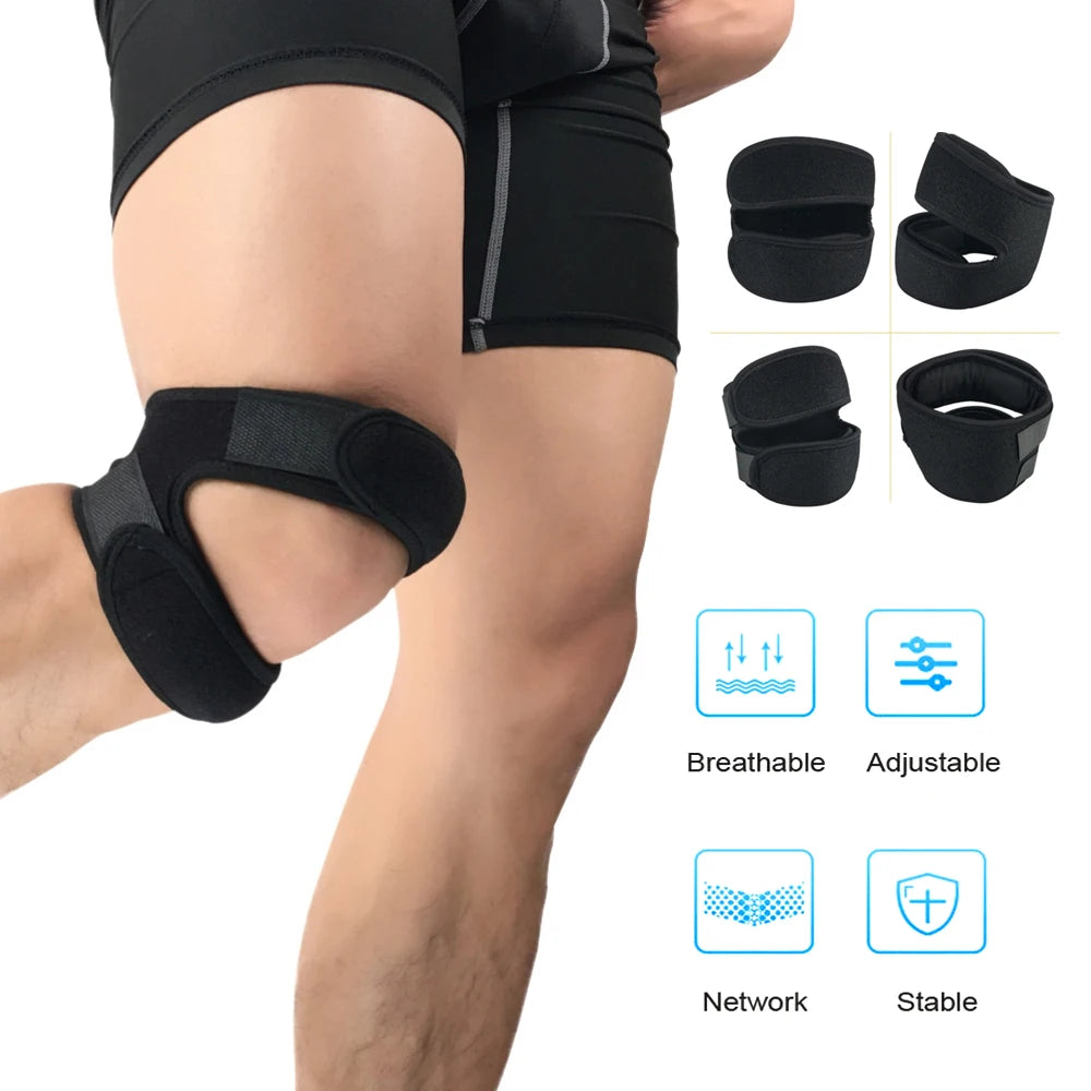 Adjustable Knee Brace – Open Patella Support for Running & Basketball