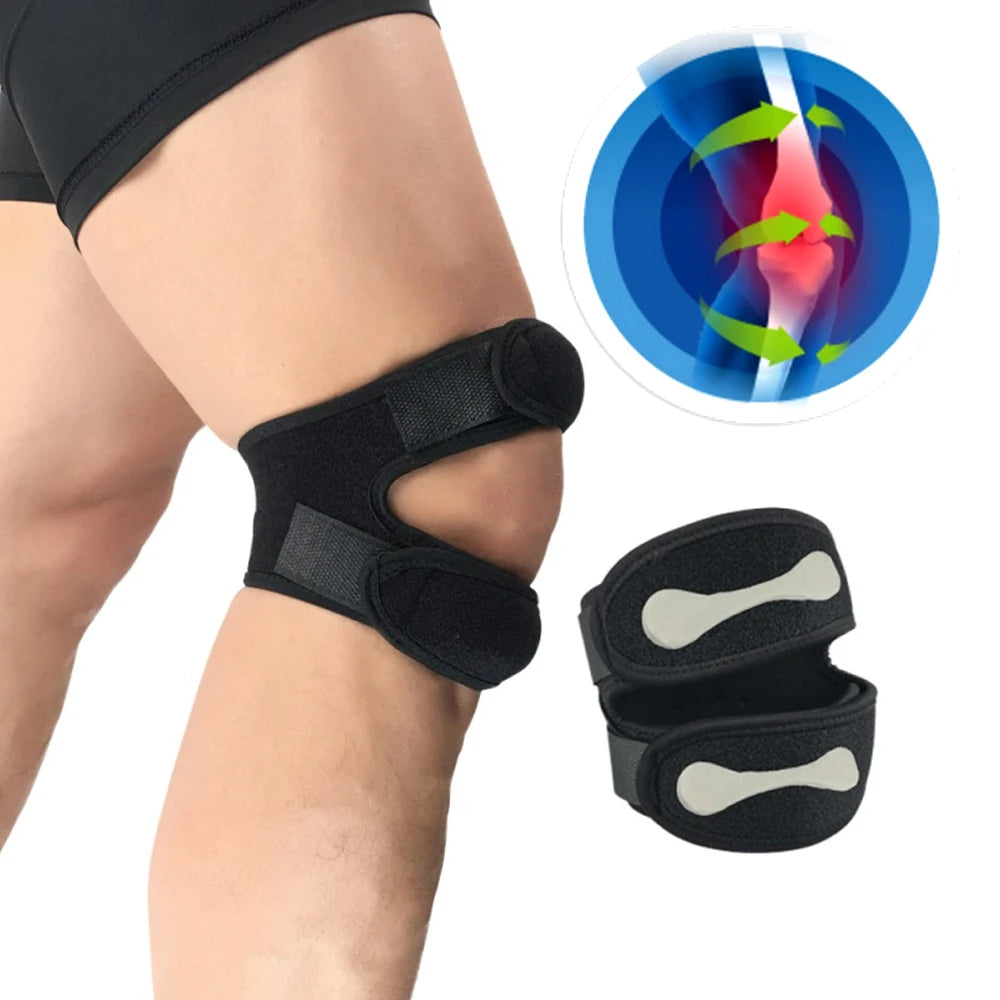 Adjustable Knee Brace – Open Patella Support for Running & Basketball