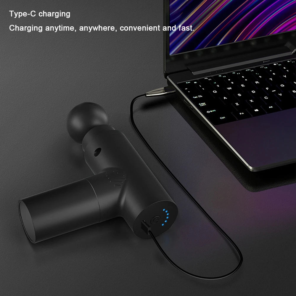 Mini Massage Gun – Portable Muscle Massager with Adjustable Levels