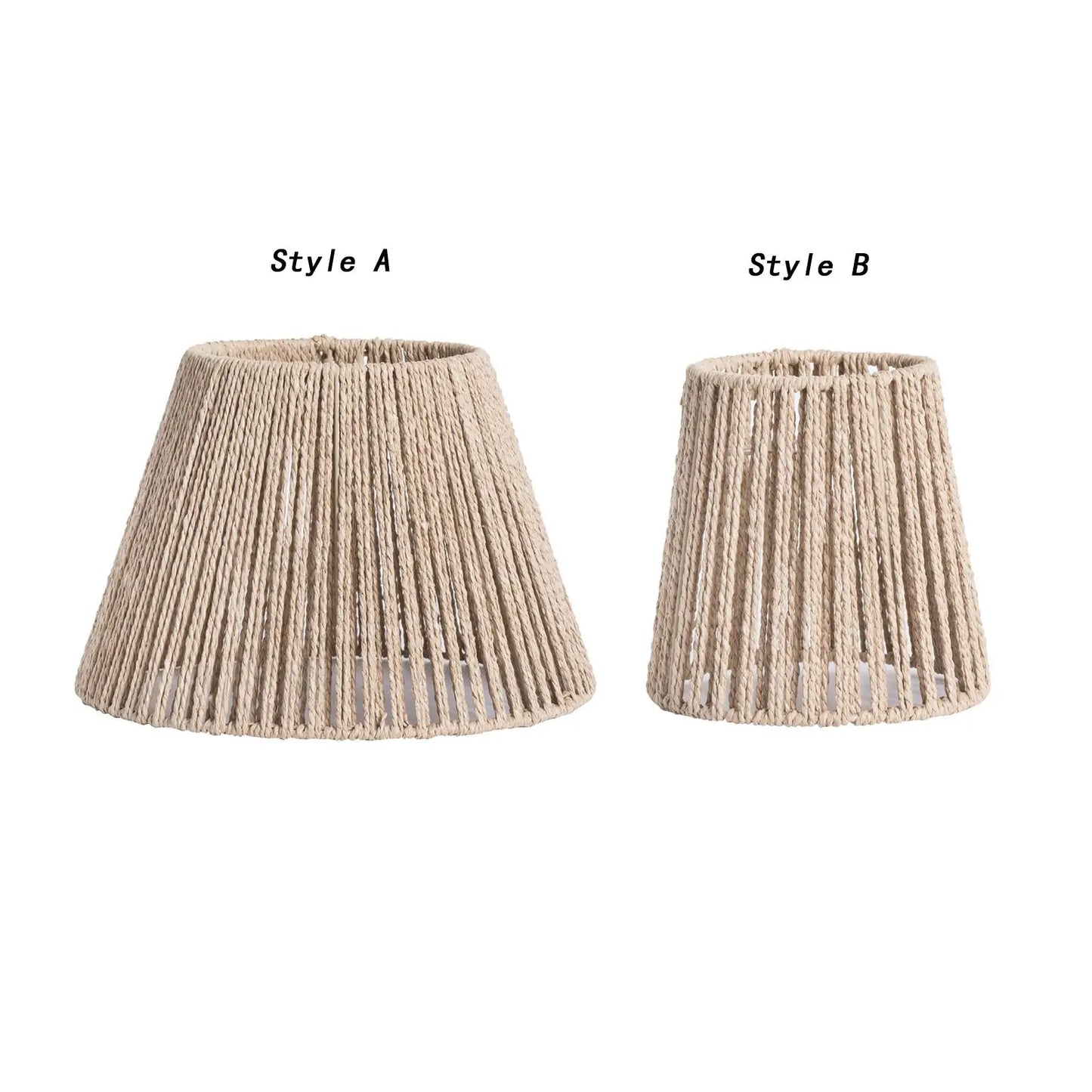 Hanging Lamp Shade Chandelier Cover Lighting Fixtures Woven Lampshade for Hallway Kitchen Island Farmhouse Home Dining Room