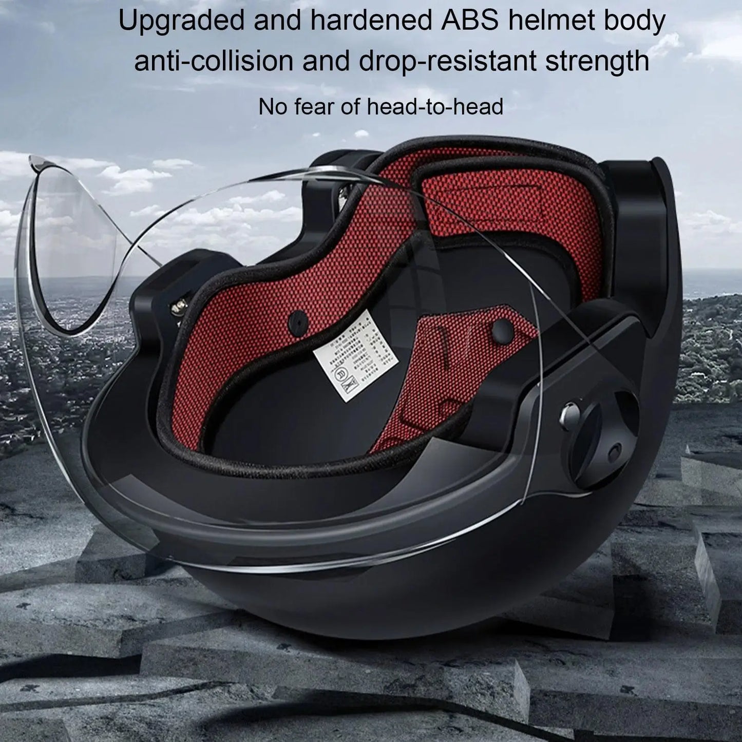 Motorcycle Helmet For Men Women Classic Retro Scooter Half Helmet Cycling Helmet MTBBike Bicycle Motorcycle Helmet