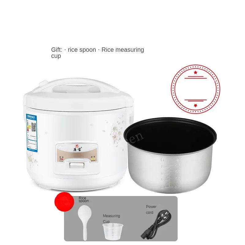 1L Electric Rice Cooker Single Double Layer 220V Multi Cooker Non-Stick Mechanical MultiCooker Steamed Rice Pot For Home