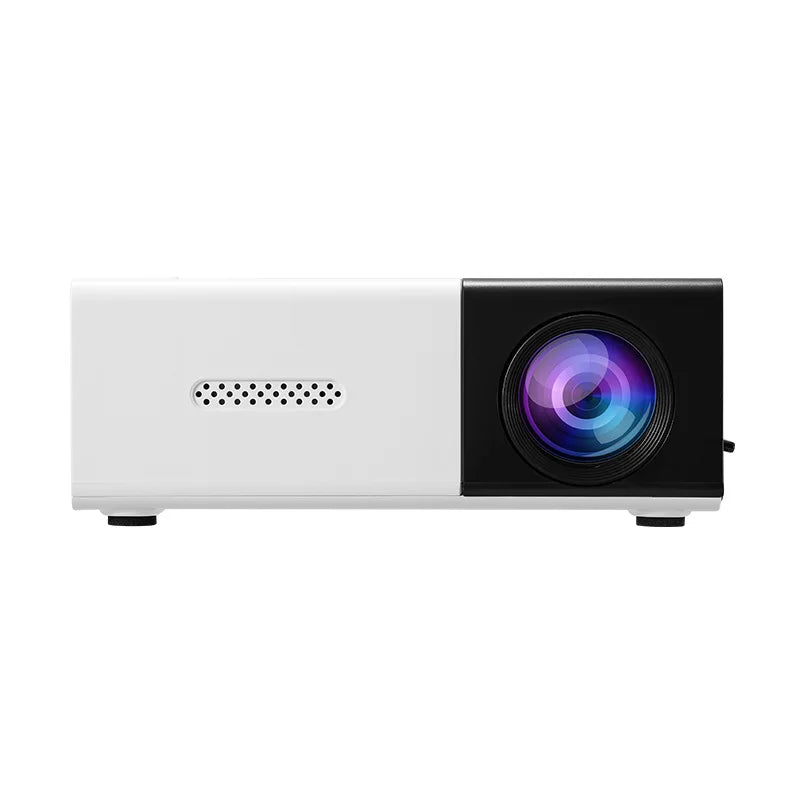 Portable Mini Projector with Full HD 1080P Support -Includes Remote Control, USB-Powered, Ideal for Smartphones, and USB Devices