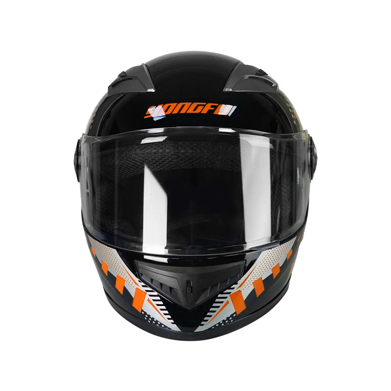 Motorcycle Helmet Full-Face Helmet for Men and Women, Electric Scooter Safety Helmet, Winter Anti-Fog and Warm