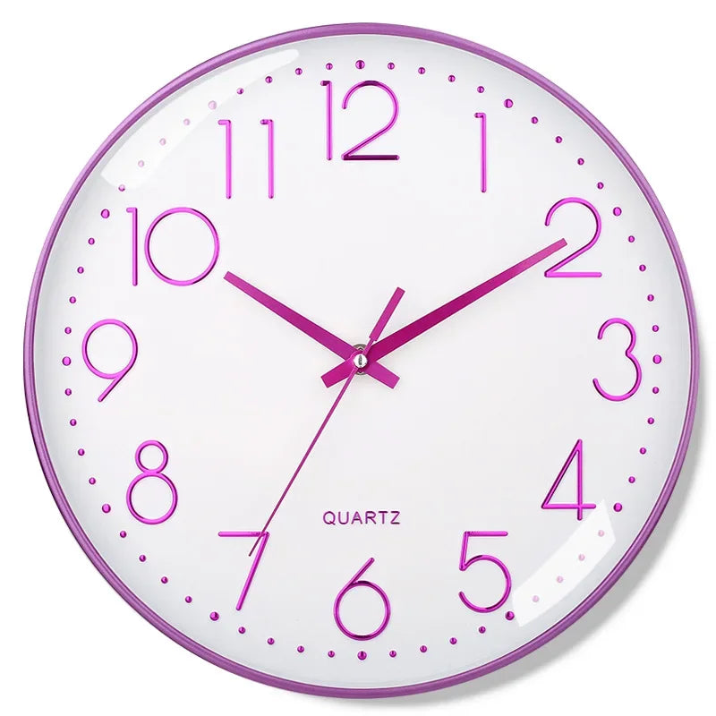 Luminous Wall Clock Large Dial  Wall Hanging Clock Travel Time Accuracy Travel Time Accuracy for School Decoration Bedroom