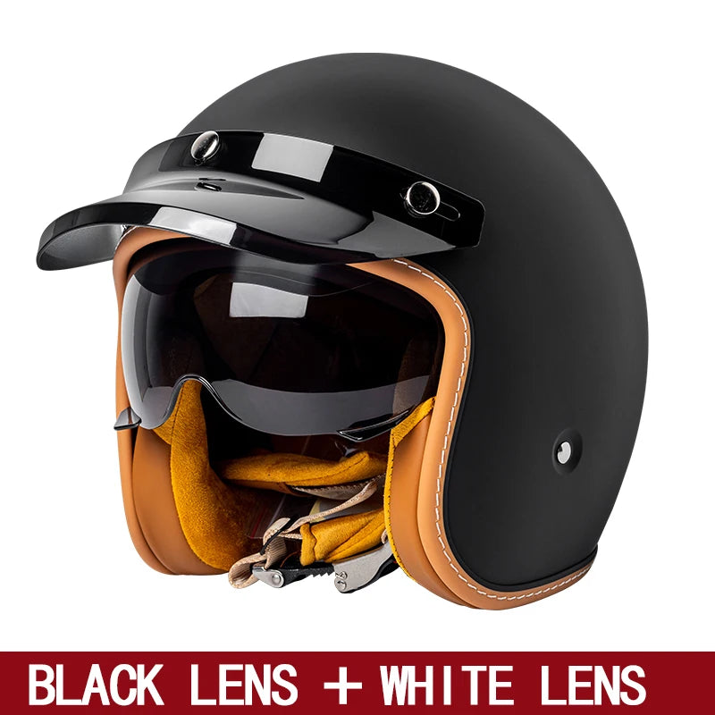 Motorcycle helmet riding in summer 3/4 helmet 3/4 half helmet men and women commuting traffic jam skiing helmet helmet helmet
