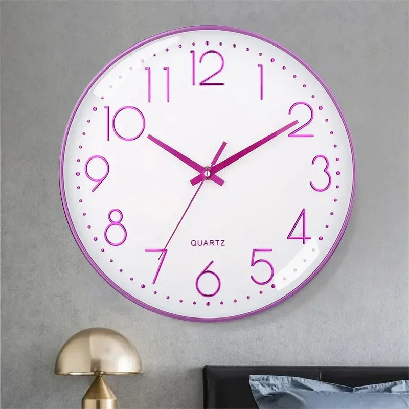 Luminous Wall Clock Large Dial  Wall Hanging Clock Travel Time Accuracy Travel Time Accuracy for School Decoration Bedroom