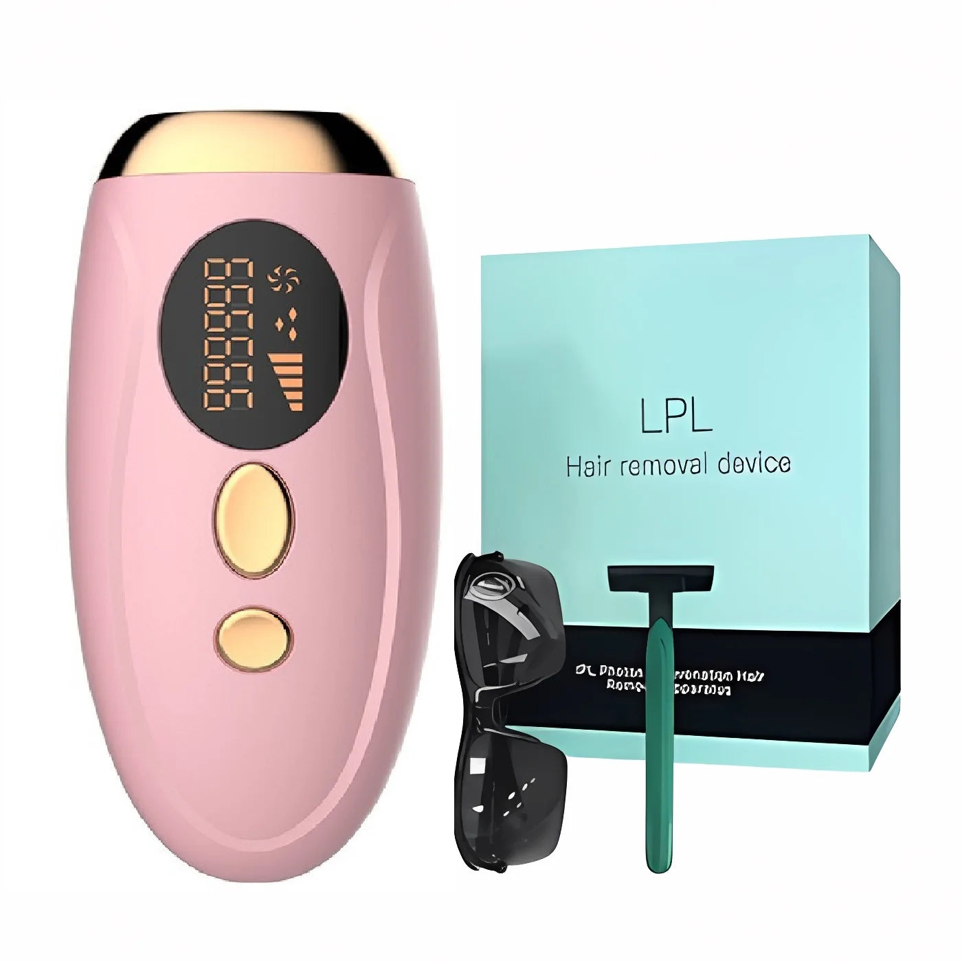 IPL Laser Hair Removal Device 990,000 Flashes Painless Permanent Hair Remover for Women