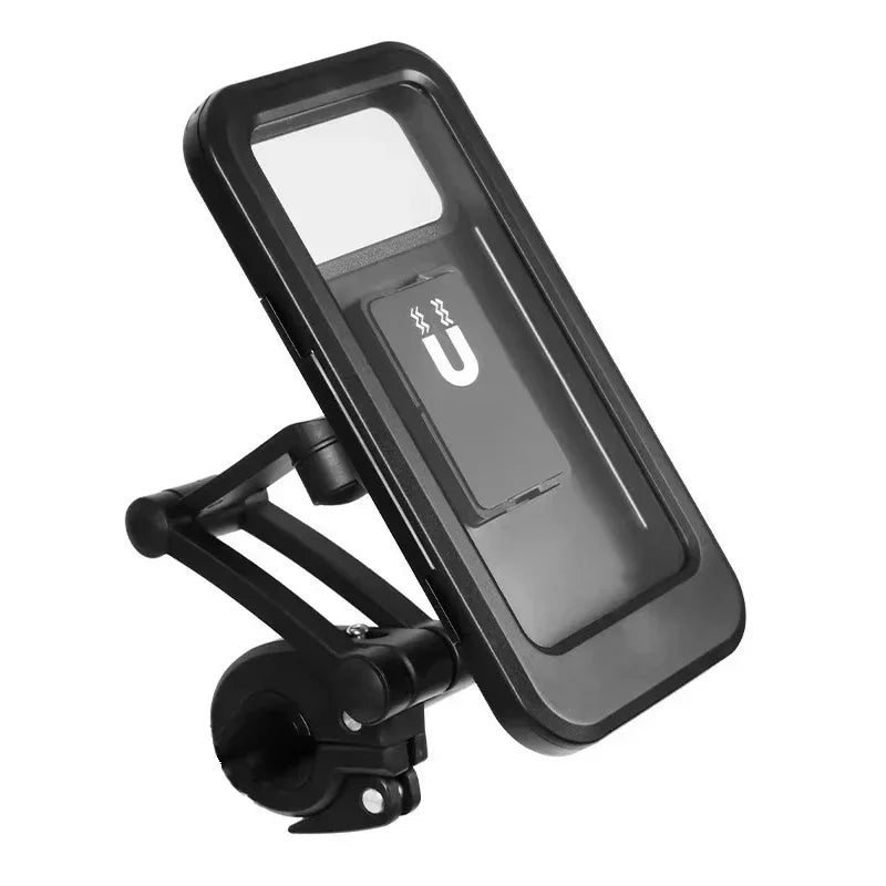 Waterproof Magnetic Mobile Phone Holder for Motorcycle & Bike 360° Swivel Adjustable