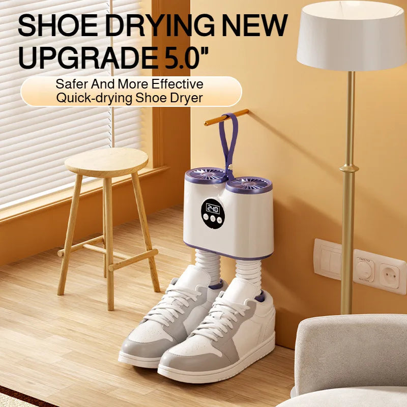 Electric UV Shoe & Boot Dryer Fast-Drying Deodorizer Multifunction Foot Warmer