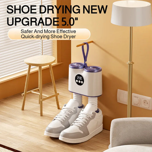 Electric UV Shoe & Boot Dryer Fast-Drying Deodorizer Multifunction Foot Warmer