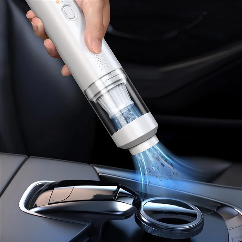 ABKW-For Pet Hair Removal Handheld Vacuum Cleaner 4 In 1, 19000Pa Power Cordless Rechargeable Mini USB Small Car For Pet