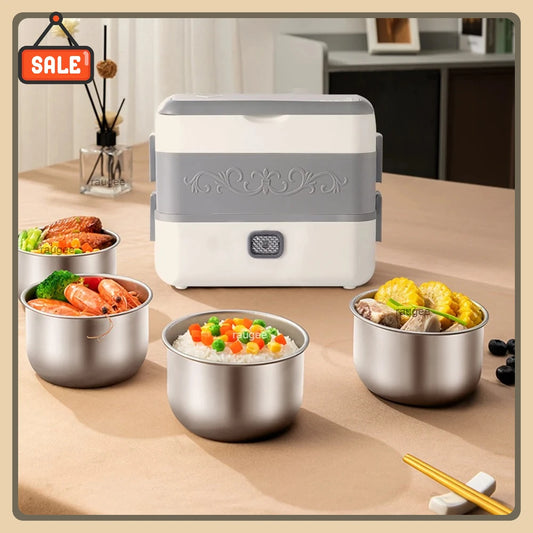 Electric Lunch Box – Portable Food Warmer for Work, Car & Outdoor Use