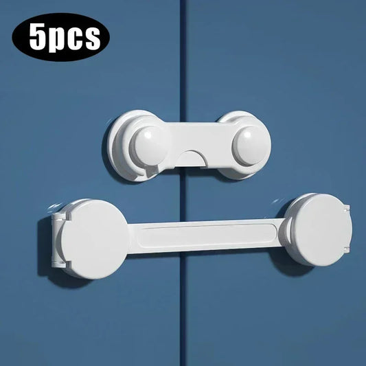 2/5PCS Baby Safety Drawer & Cabinet Locks Childproof Home Protection