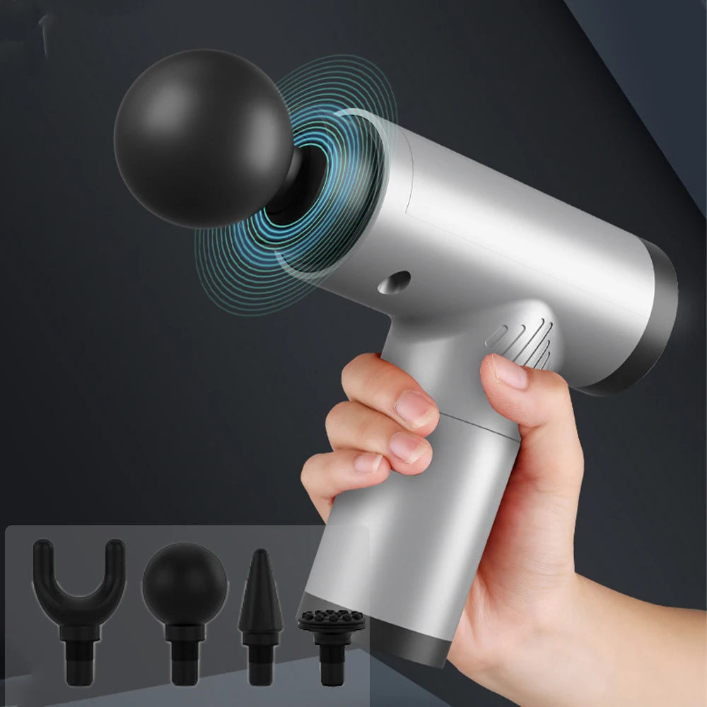 Mini Massage Gun – Portable Muscle Massager with Adjustable Levels